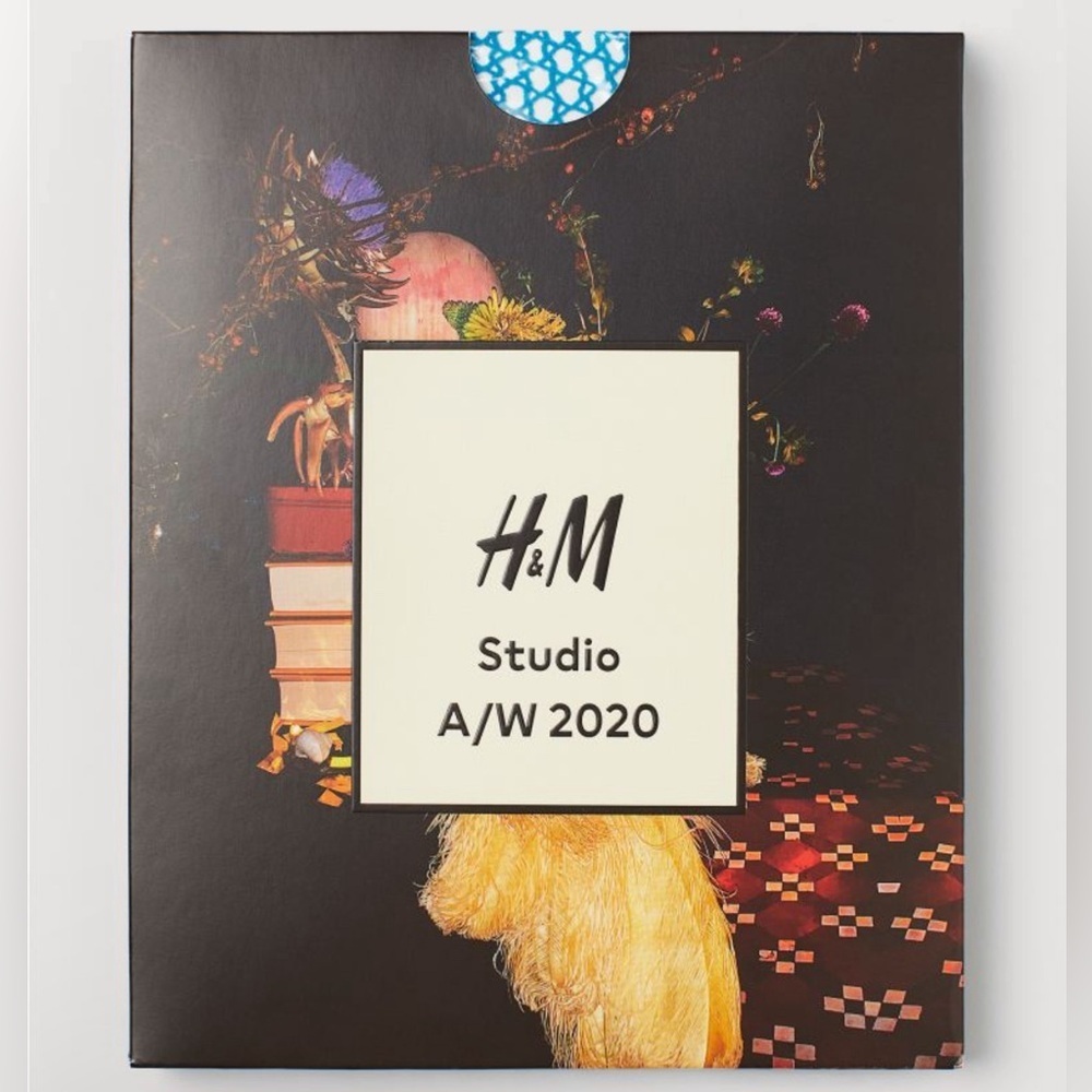 H&M Studio Collection Turquoise Fishnet‎ Tights M/L